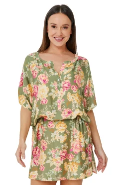 Arcadia Short Sleeve Shirt Dress