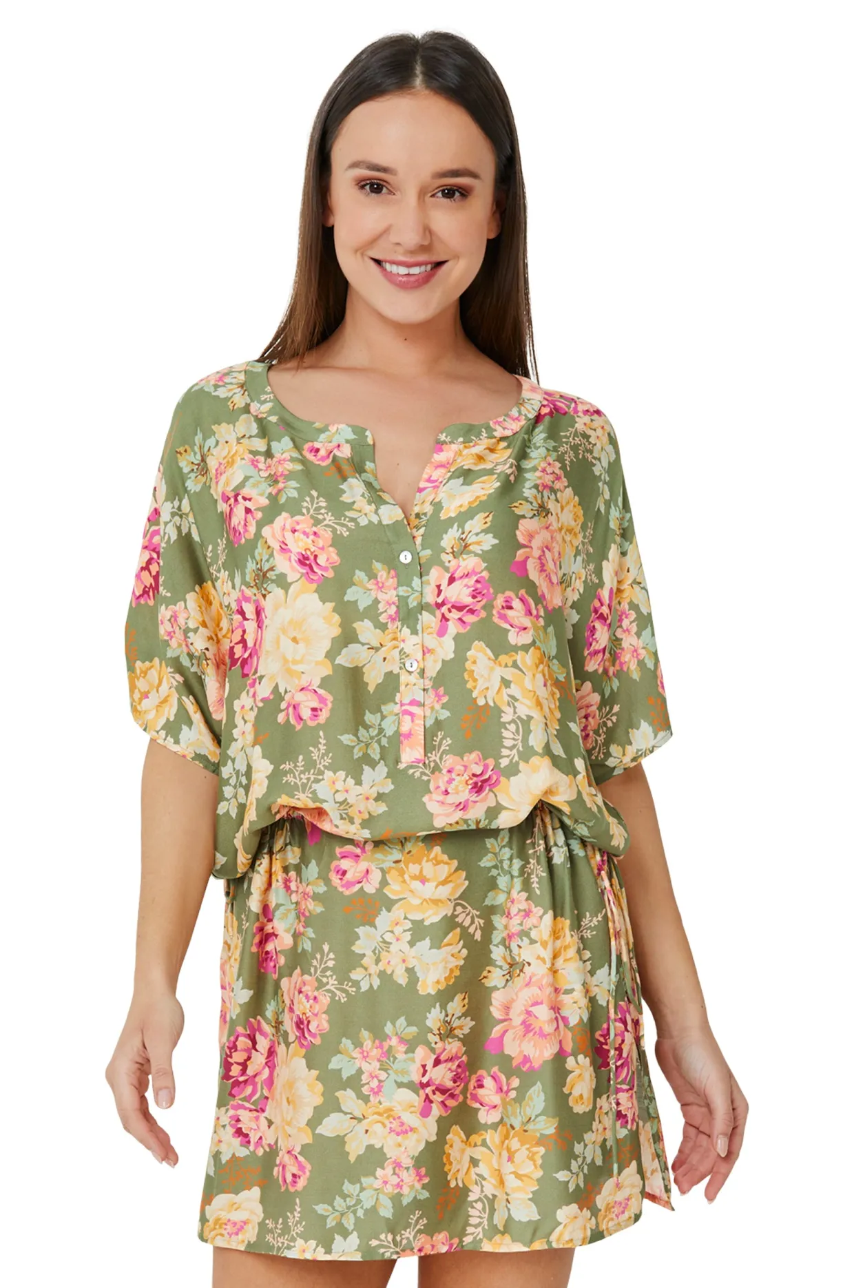 Arcadia Short Sleeve Shirt Dress