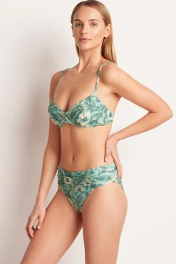 Blue Hawaii Cross Front Bralette