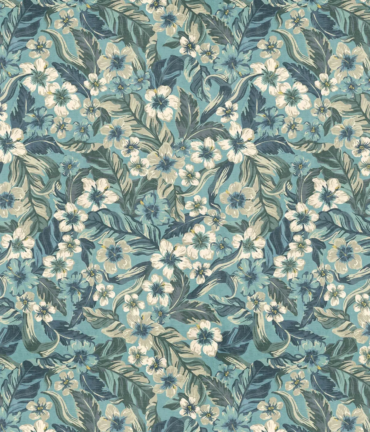 Blue Hawaii High Waist High Leg Pant