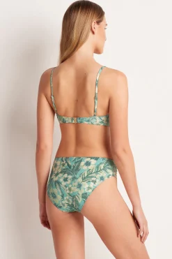 Blue Hawaii Mid Rise Ruched Pant