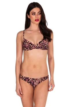 Cabbage Rose Cross Front Bralette Top