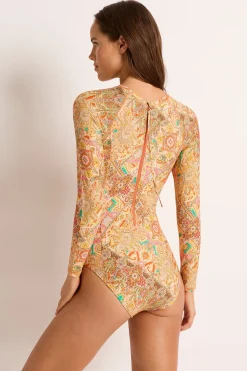 Casa Crew Neck Long Sleeve Surf Suit