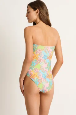Cassata Spliced Frill Bandeau One Piece