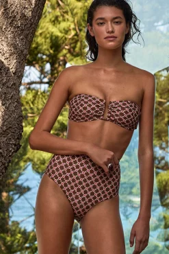 Diva Ruched U Wire Bandeau Bra