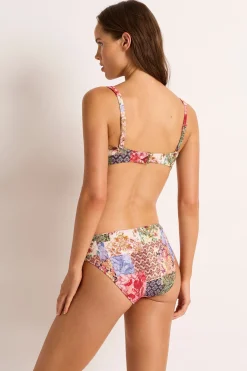 Frankie Mid Rise Ruched Pant