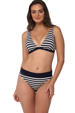 Hamilton Stripe Contrast Band High Pant