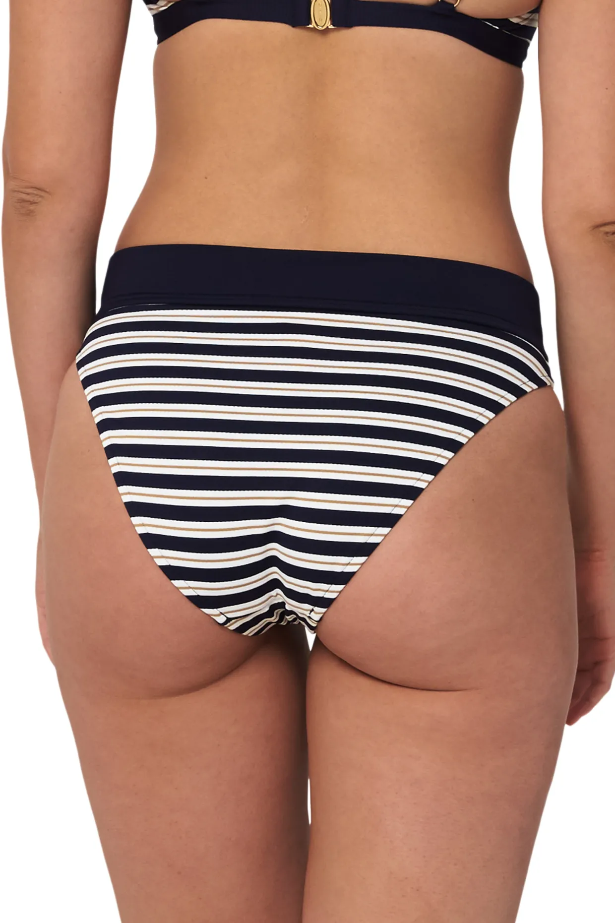 Hamilton Stripe Contrast Band High Pant