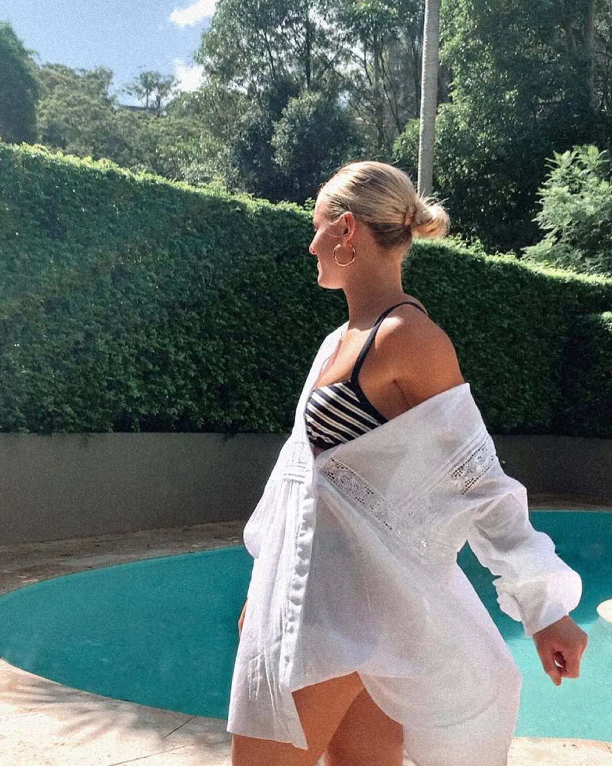 Hamilton Stripe Crop Top