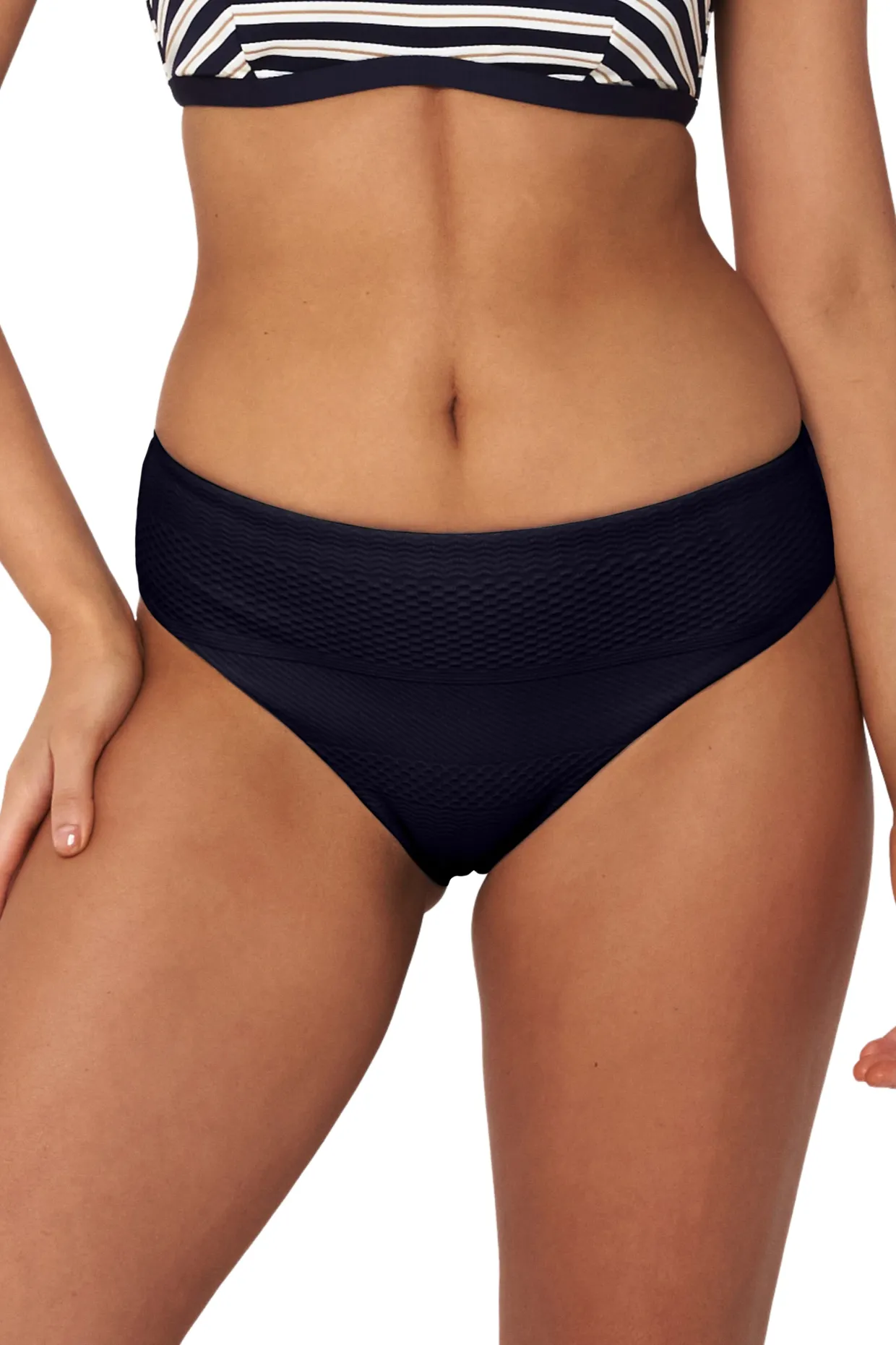 Hamilton Stripe Mid Rise Pant