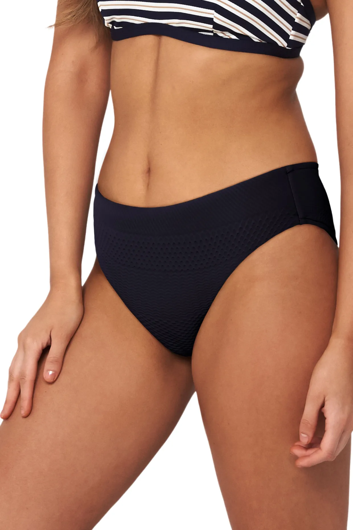 Hamilton Stripe Mid Rise Pant