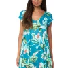 Hot Tropics Cap Sleeve Dress
