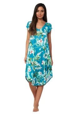 Hot Tropics Cap Sleeve Dress