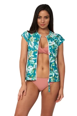 Hot Tropics Short Sleeve Rash Vest