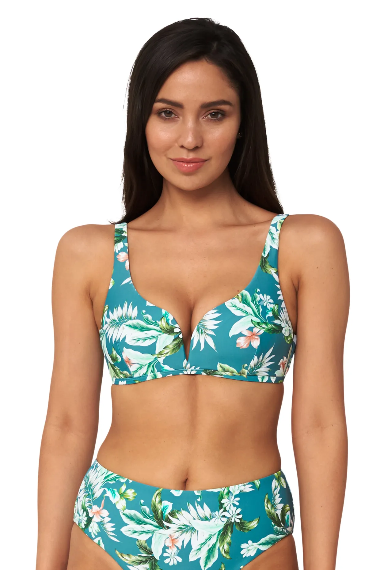 Hot Tropics V Crop Top
