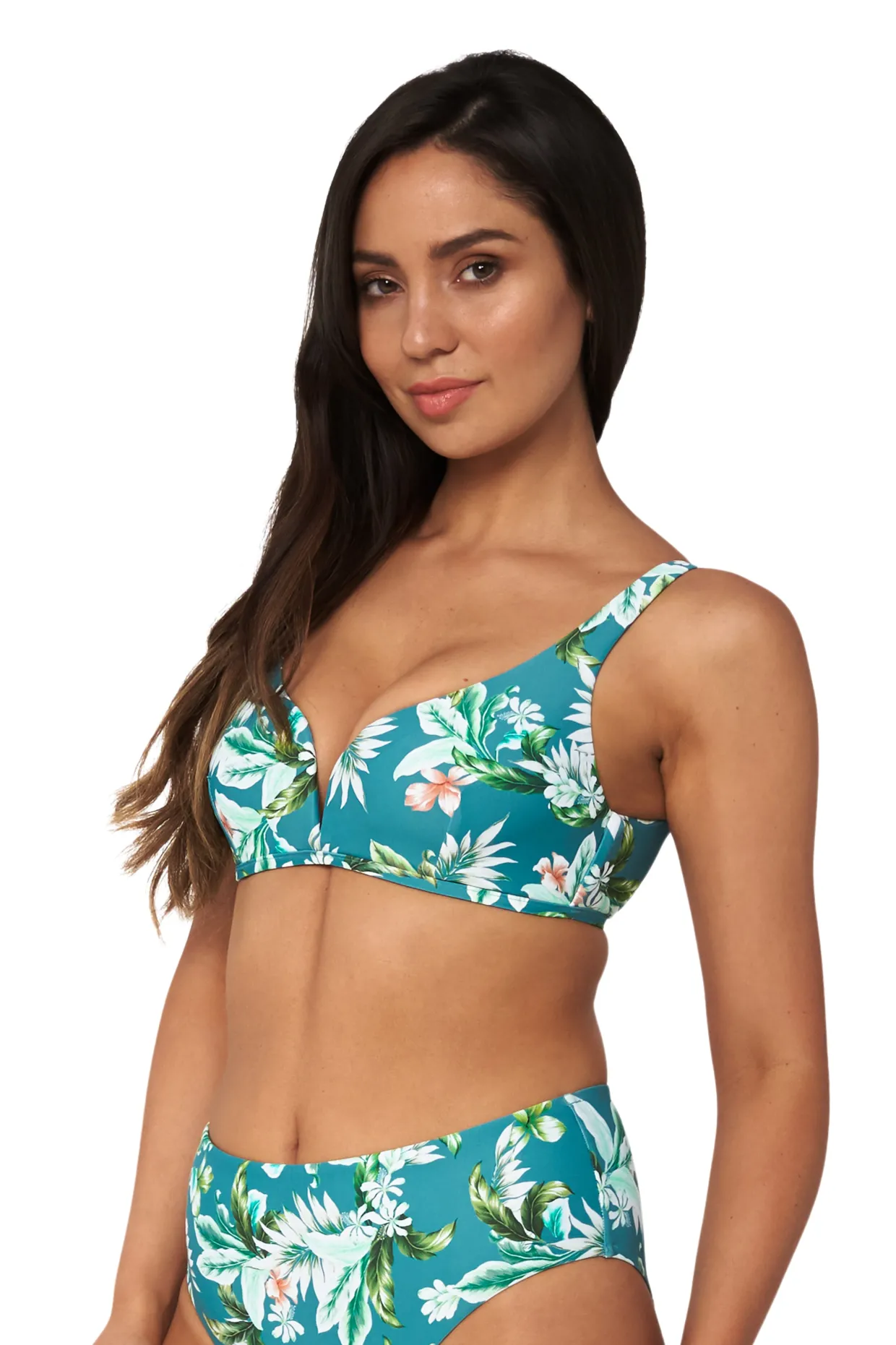 Hot Tropics V Crop Top