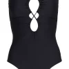 Keyhole Bandeau One Piece