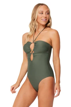 Keyhole Bandeau One Piece