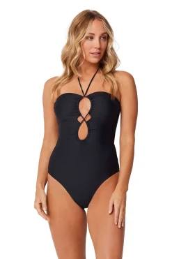 Keyhole Bandeau One Piece