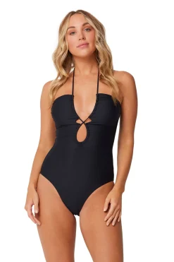 Keyhole Bandeau One Piece