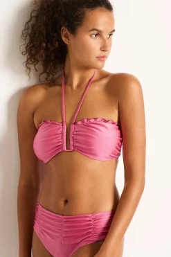 Lustre Up To a DD/E Coral Edge Bandeau