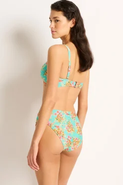 Mindy Mid Rise Ruched Pant