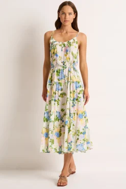 Posie Frill Tiered Midi Dress