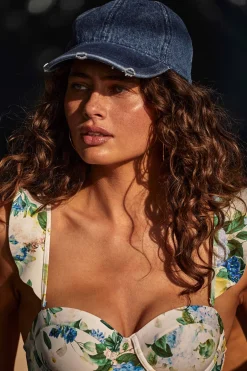 Posie Removable Frill Strap Balconette Bra