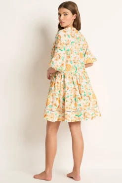 Romey Linen Tiered Dress