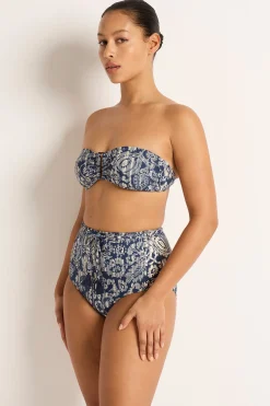 Sonoma High Waist Belted Retro Pant