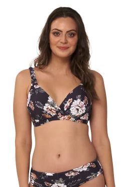 Vintage Floral E/F Cross Front Bra