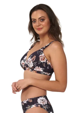Vintage Floral E/F Cross Front Bra