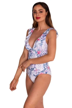 Vintage Toile DD Frill Maillot
