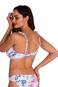 Vintage Toile Frill 'F' Tri Bra Top