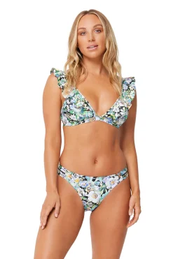 Vintage Vacay Frill Tri Bikini Top