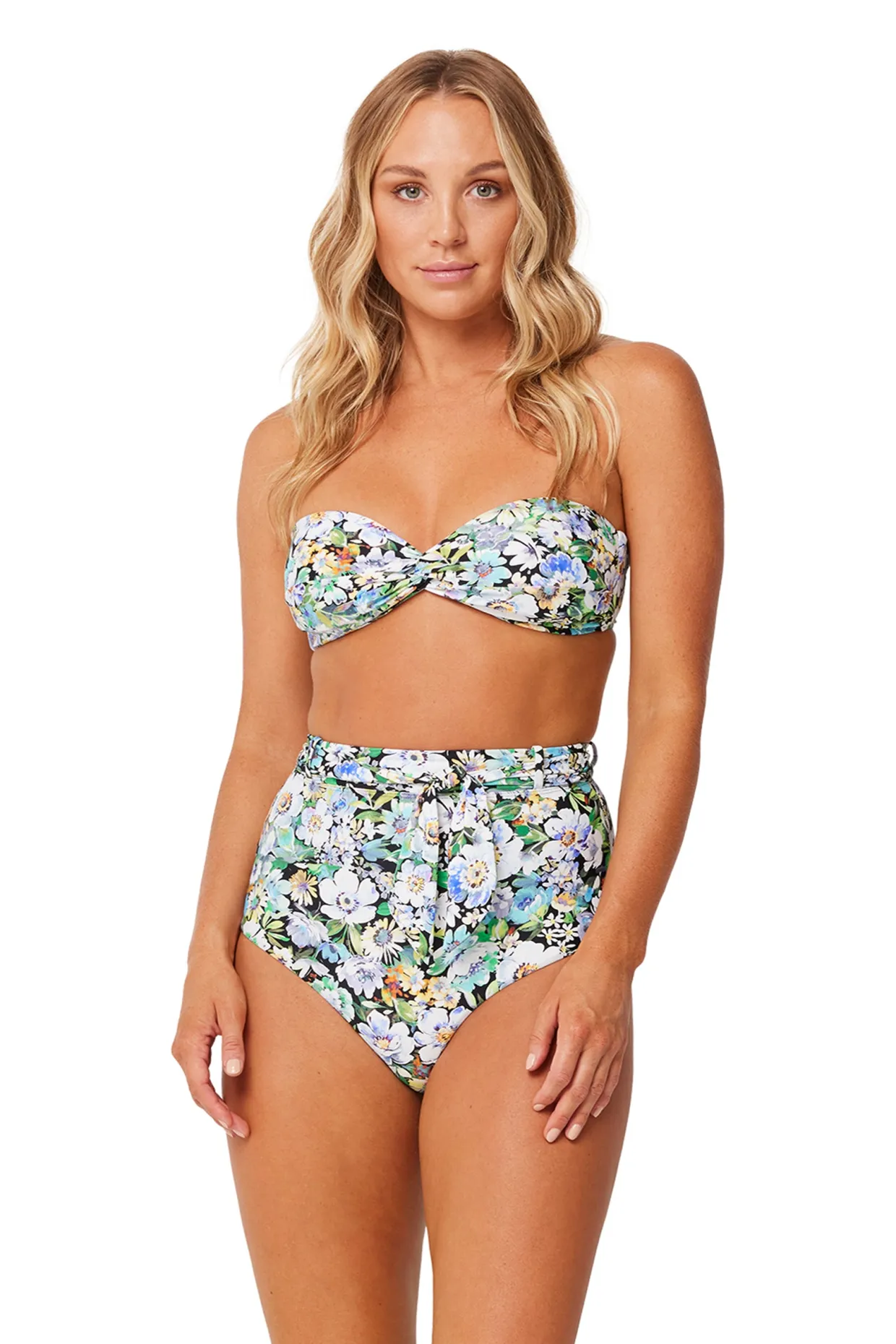 Vintage Vacay Twist Bandeau Bikini Top