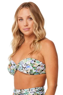 Vintage Vacay Twist Bandeau Bikini Top